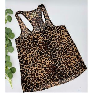 SHOW ME YOUR MUMU CHEETAH PRINT TOP BLOUSE